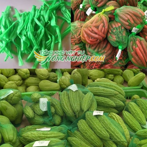 Túi được dùng để bao các loại nông sản như trái cây,rau củ