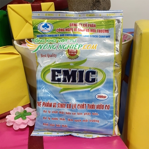 Emic diệt nấm bệnh xử lý rác thải 