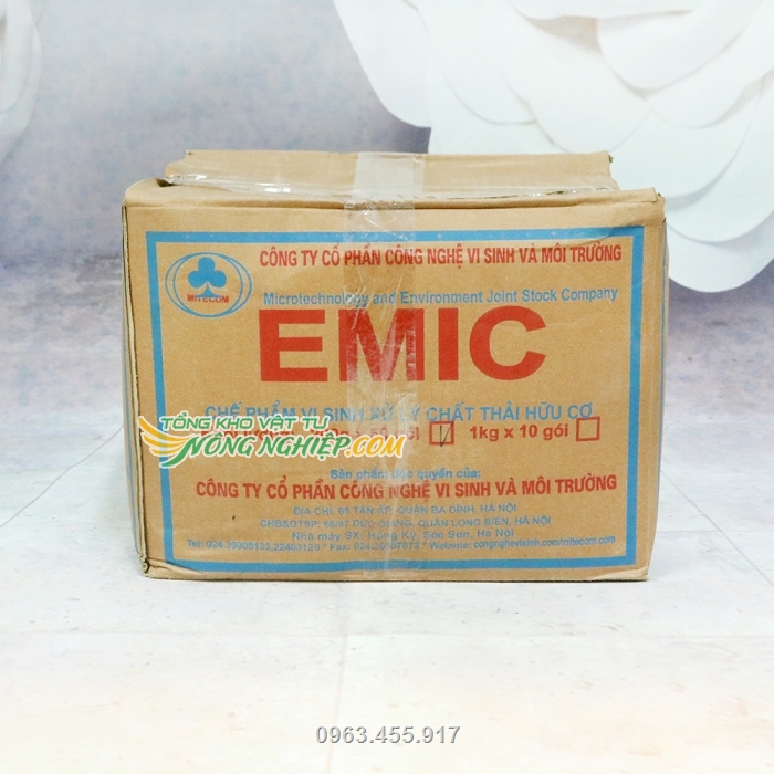 Cty phân phối số lượng chế phẩm sinh học EMIC