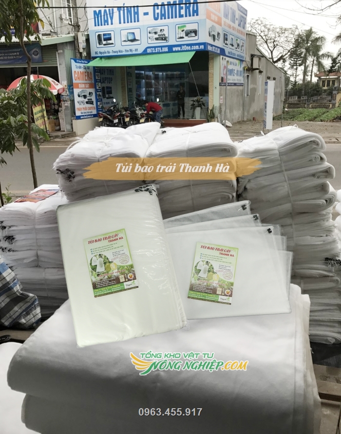 Túi chuối Thanh Hà được bày bán trên tất cả các cửa hàng nông nghiệp