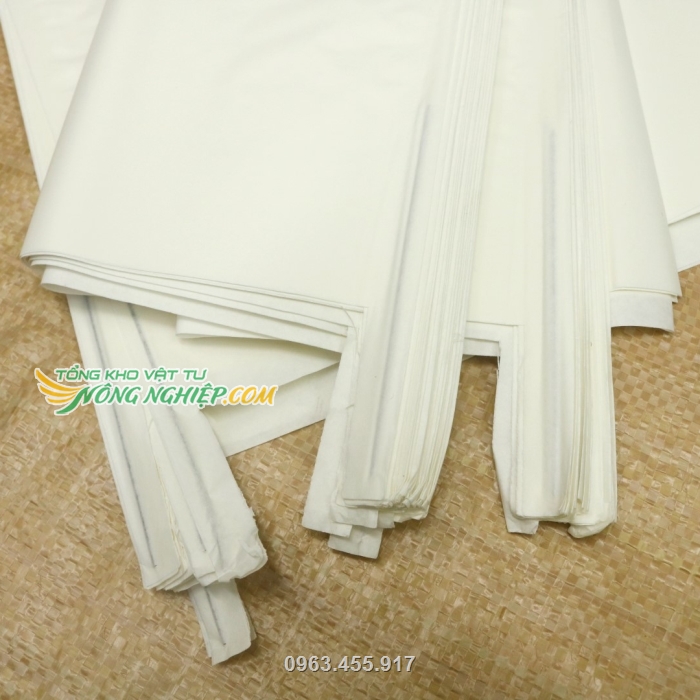 Túi bao xoài chất liệu giấy sáp trắng có thành phần chống tia UV