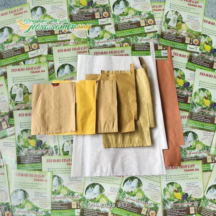 Túi giấy sáp Thanh Hà có nhiều kích thước và màu sắc khác nhau