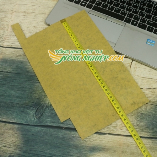 Túi bọc xoài Thanh Hà chất liệu giấy vàng 2 lớp kích thước 20x30cm